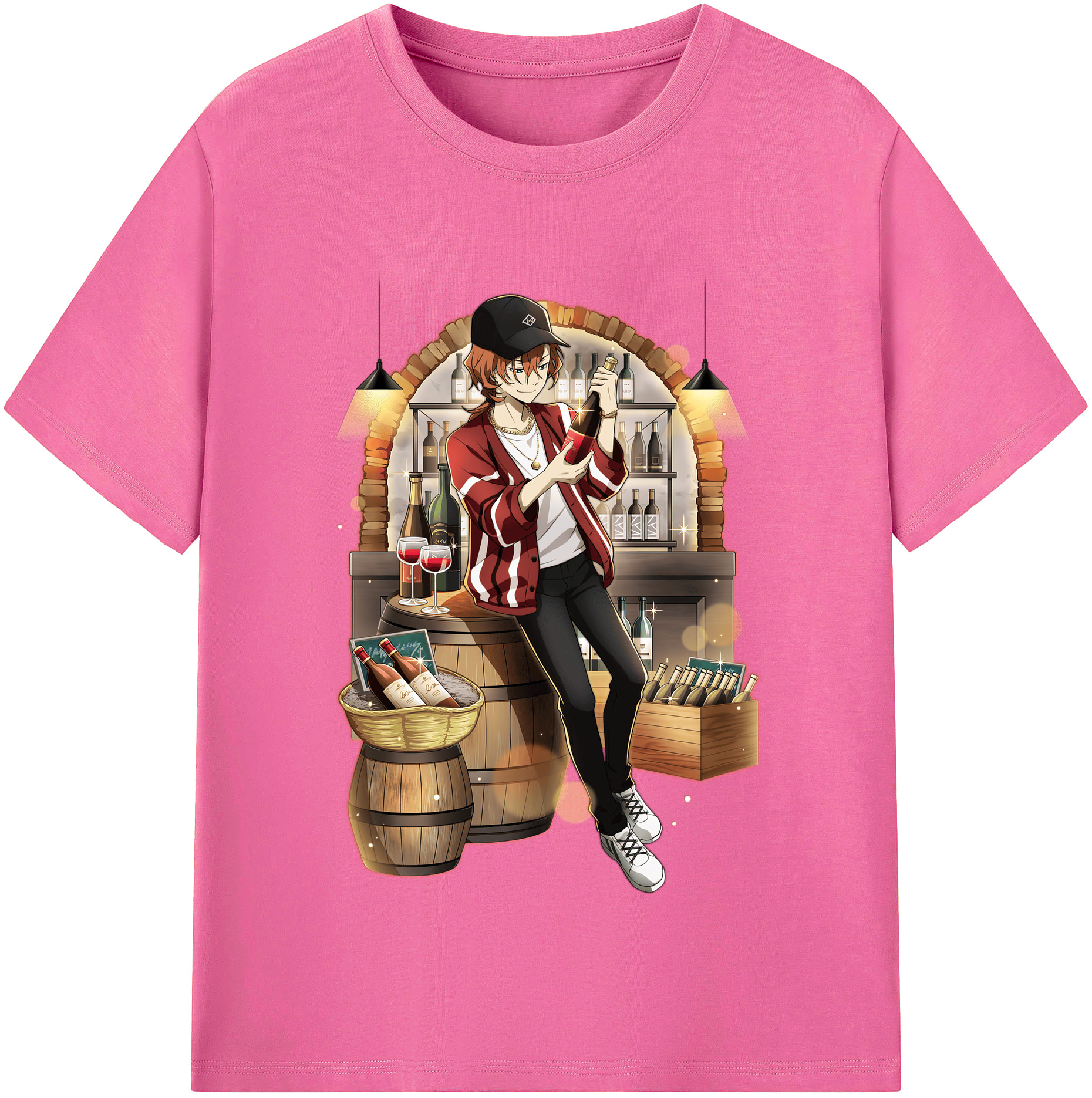 （画像用） 文豪ストレイドッグス Bungo Stray Dogs レディースカジュアルプリントTシャツ（綿100％）
